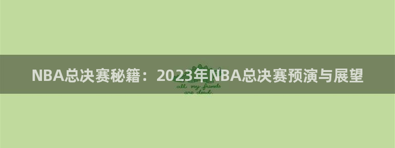 看世界杯球赛直播：NBA总决赛秘籍：2023年NBA总决赛预演与展望